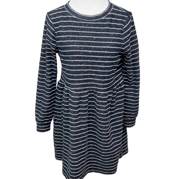 Loft Button Detail Striped Dress - Picture 2 of 8